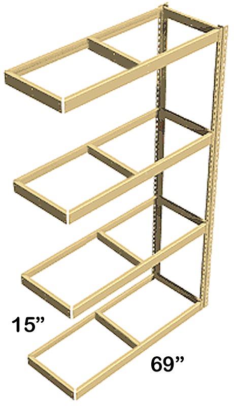 Securelockup Records Storage Shelving 69w X 15d Securelockup Records Storage Shelving 69w X 15d 84h 1050 Lbs Shelf Cap Adder No Decking