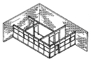 2-sided driver security cage