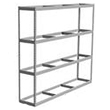 Long Span Shelving, 96" x 18" x 84" No Decking, 500 Lbs. Cap., Starter