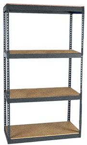 Long Span Shelving, 48" x 36" x 84", w/Decks, 1200 Lbs. Cap. - Starter