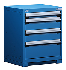 Heavy Duty Modular Drawer Cabinet - 24"W x 27"D x 30"H with 4 Drawers