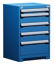 Heavy Duty Modular Drawer Cabinet - 24"W x 21"D x 36"H with 5 Drawers