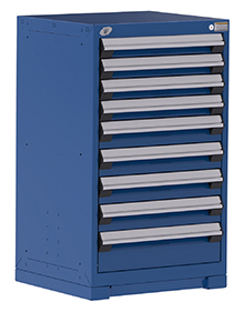 Heavy Duty Modular Drawer Cabinet - 24"W x 21"D x 40"H with 9 Drawers