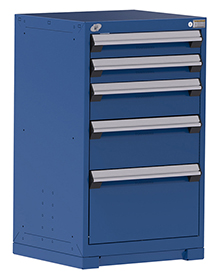 Heavy Duty Modular Drawer Cabinet - 24"W x 21"D x 40"H with 5 Drawers