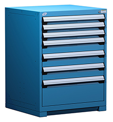 Heavy Duty Modular Drawer Cabinet - 30"W x 21"D x 40"H with 7 Drawers