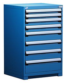 Heavy Duty Modular Drawer Cabinet - 30"W x 21"D x 46"H with 8 Drawers