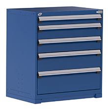 Heavy Duty Modular Drawer Cabinet - 36"W x 24"D x 40"H with 5 Drawers