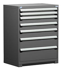 Heavy Duty Modular Drawer Cabinet - 36"W x 24"D x 46"H with 7 Drawers