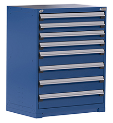 Heavy Duty Modular Drawer Cabinet - 36"W x 18"D x 46"H with 8 Drawers