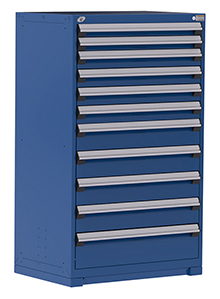 Heavy Duty Modular Drawer Cabinet - 36"W x 24"D x 60"H with 11 Drawers