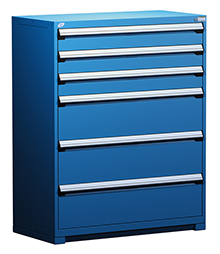 Heavy Duty Modular Drawer Cabinet - 48"W x 24"D x 60"H with 6 Drawers