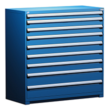 Heavy Duty Modular Drawer Cabinet - 60"W x 24"D x 60"H with 9 Drawers